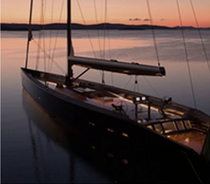 Sail in a yacht